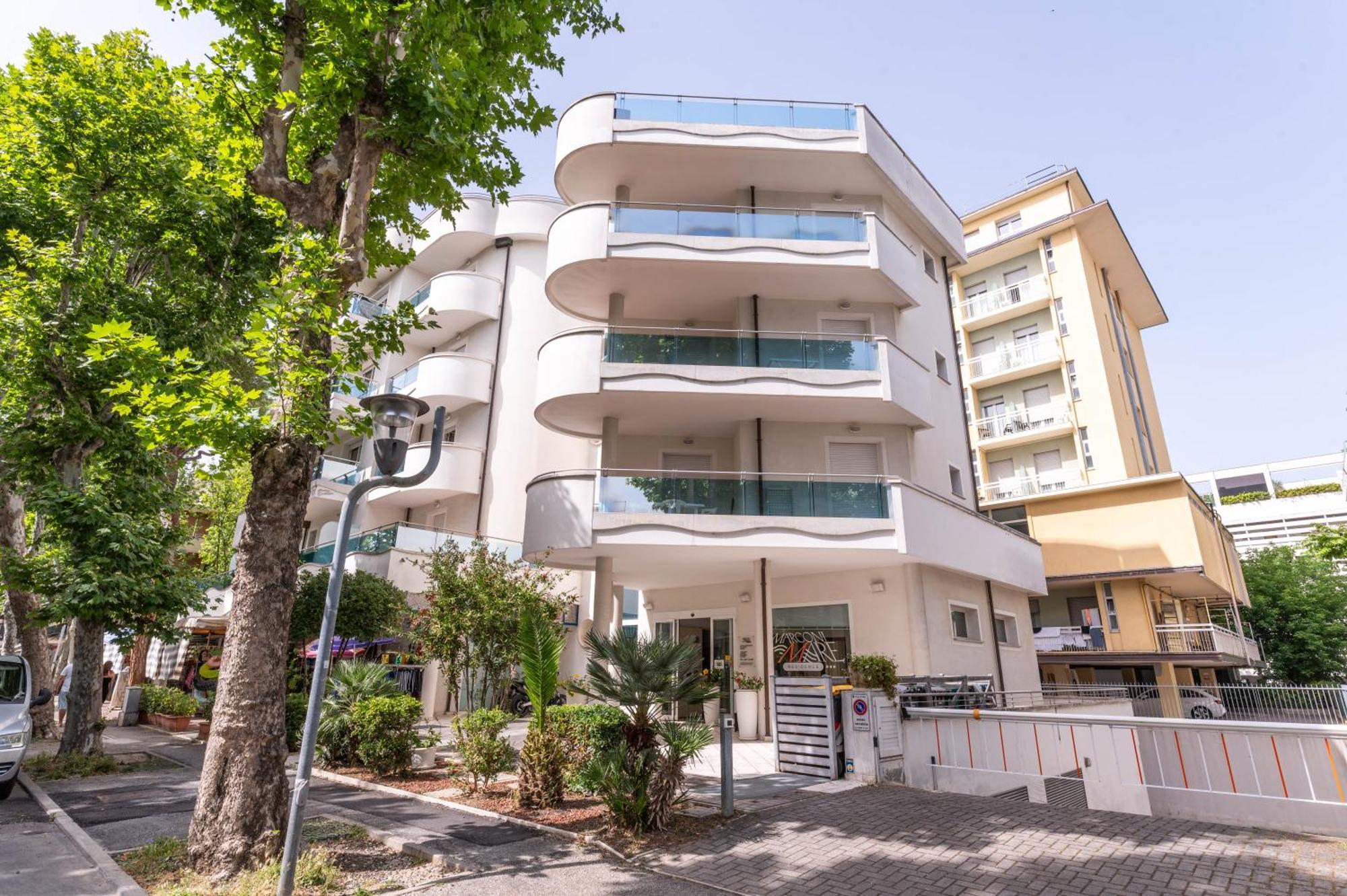 Residence Marconi Mare Rimini Esterno foto