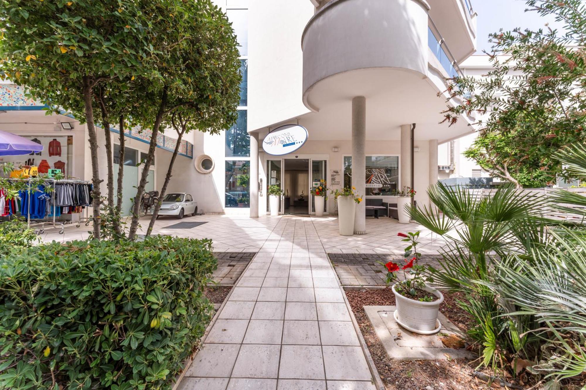 Residence Marconi Mare Rimini Esterno foto