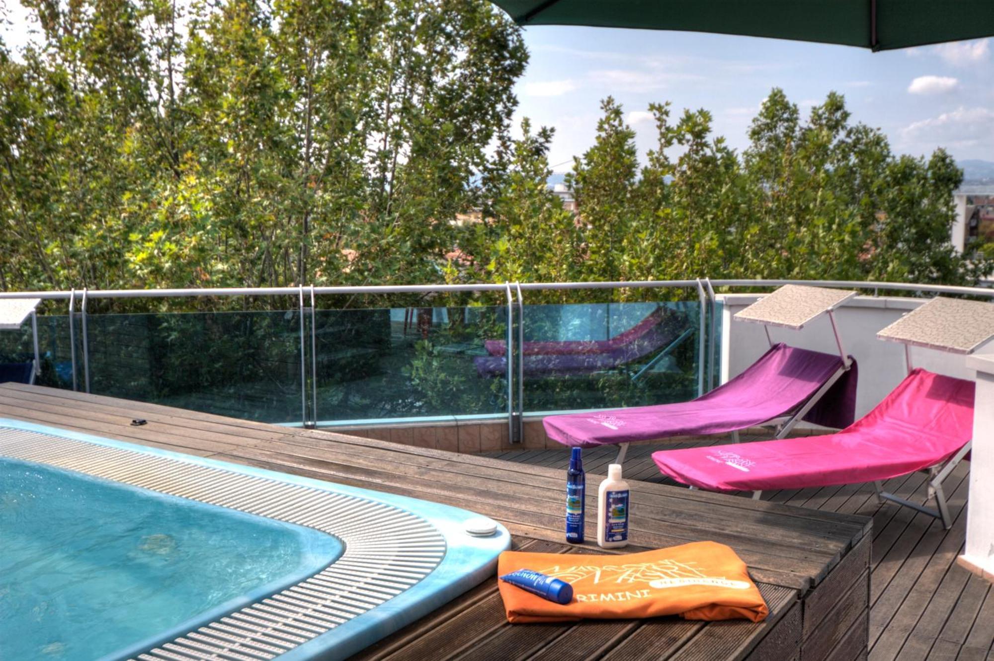 Residence Marconi Mare Rimini Esterno foto